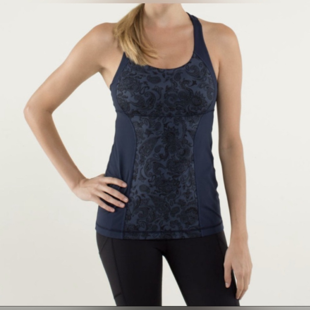 LULULEMON Paisley‎ Energy Tank